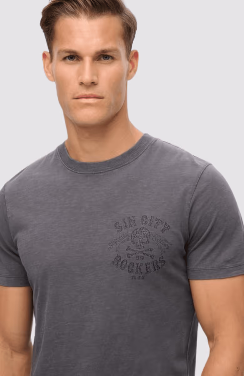 Retro Rocker Graphic T Shirt