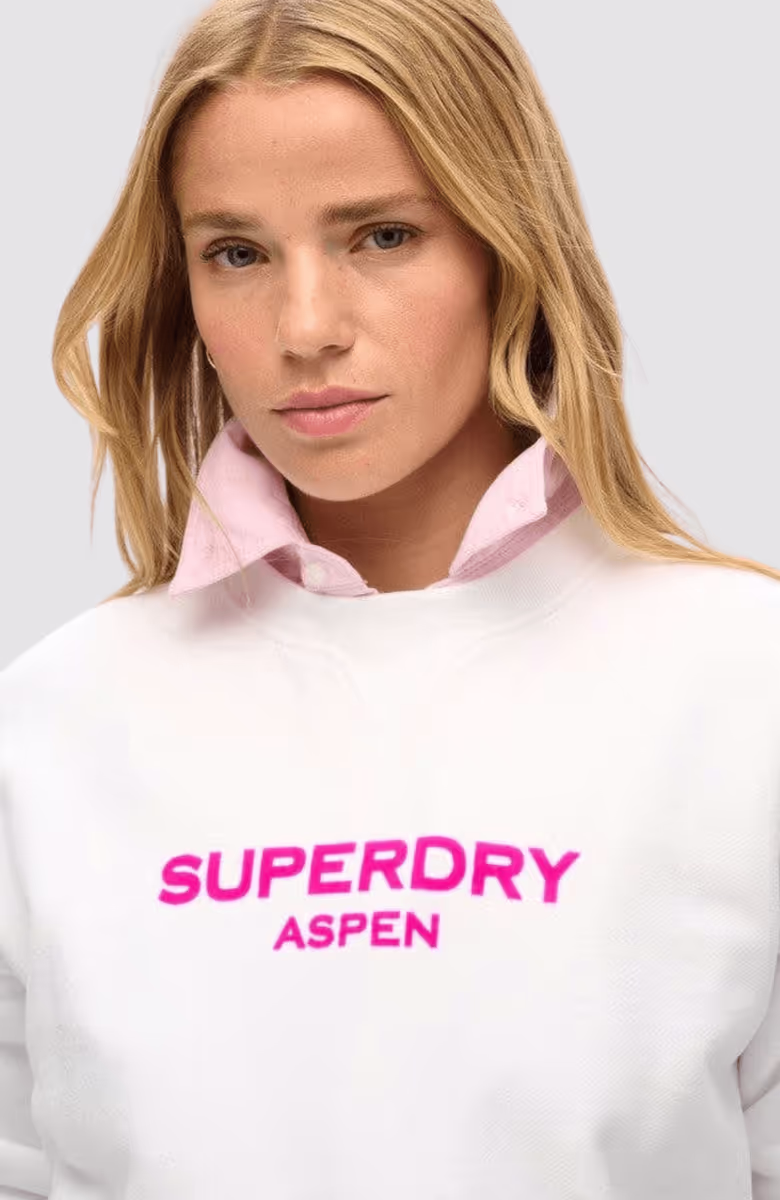 SPORT LUXE LOOSE CREW SWEAT