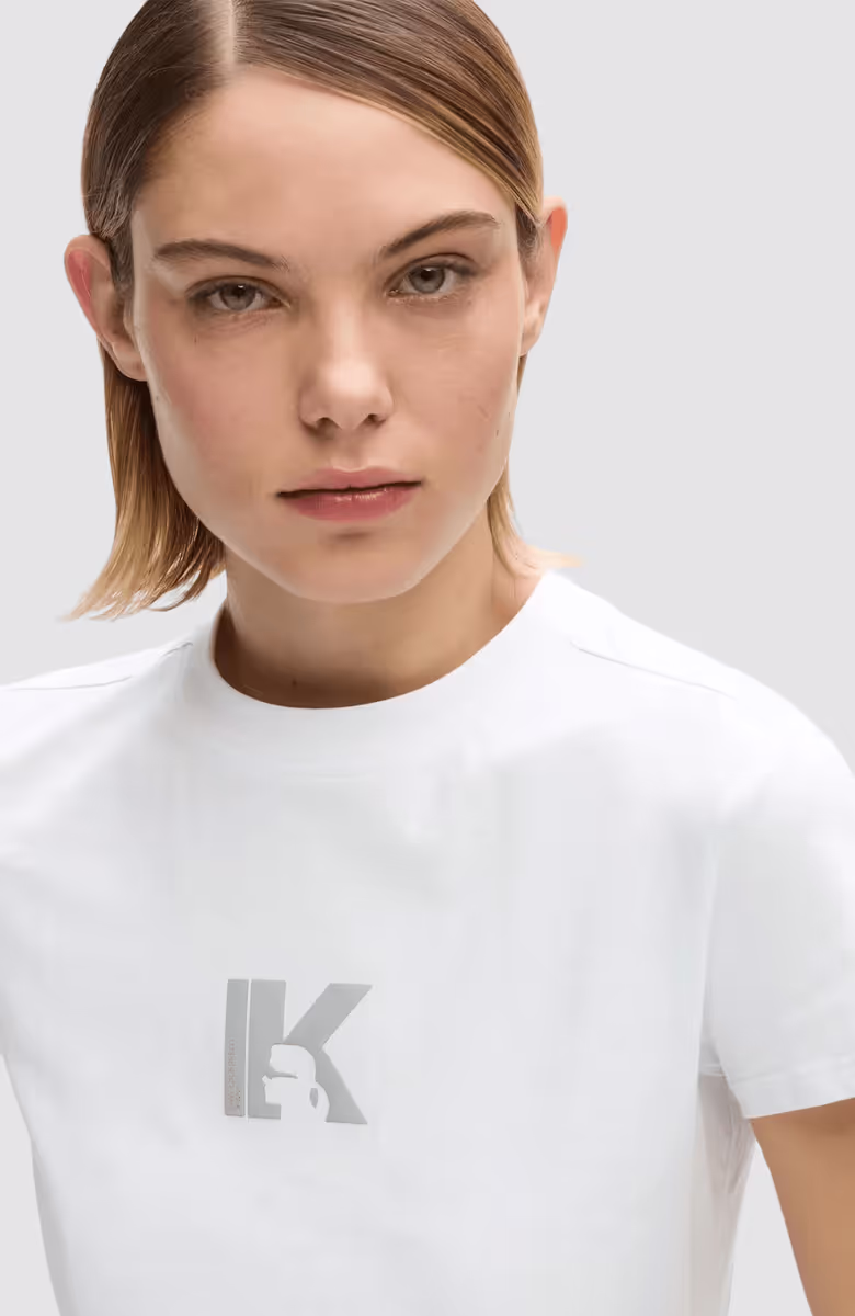 KLJ Slim Ss K Logo Tee
