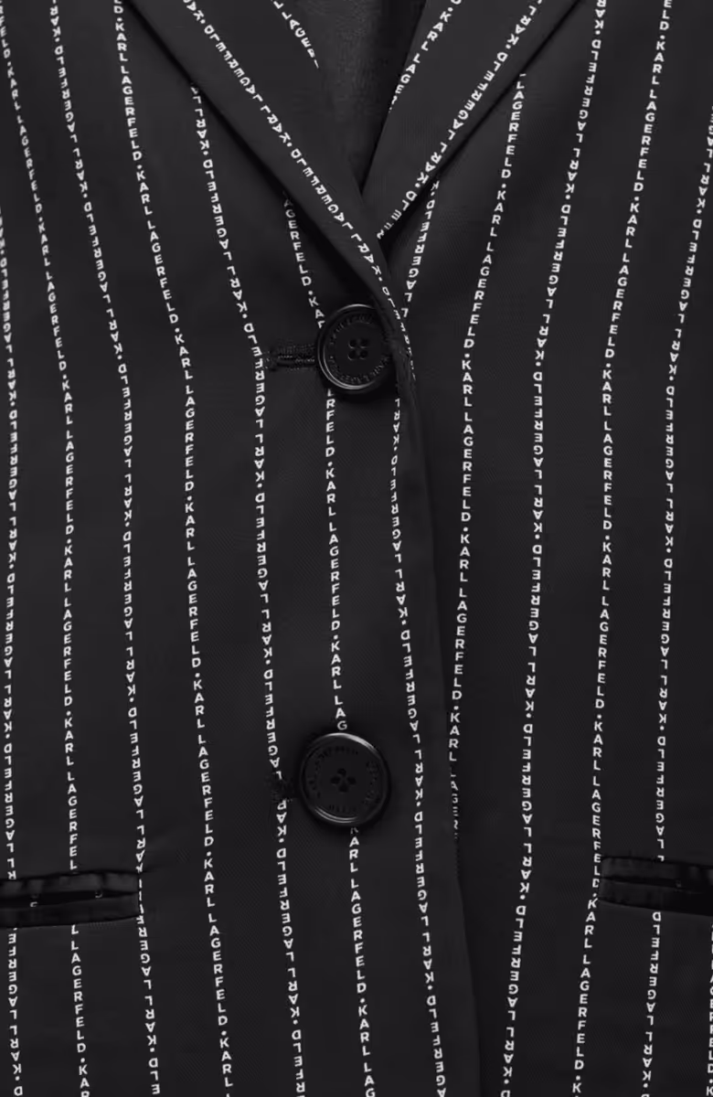 Elongated Pinstripe Gilet
