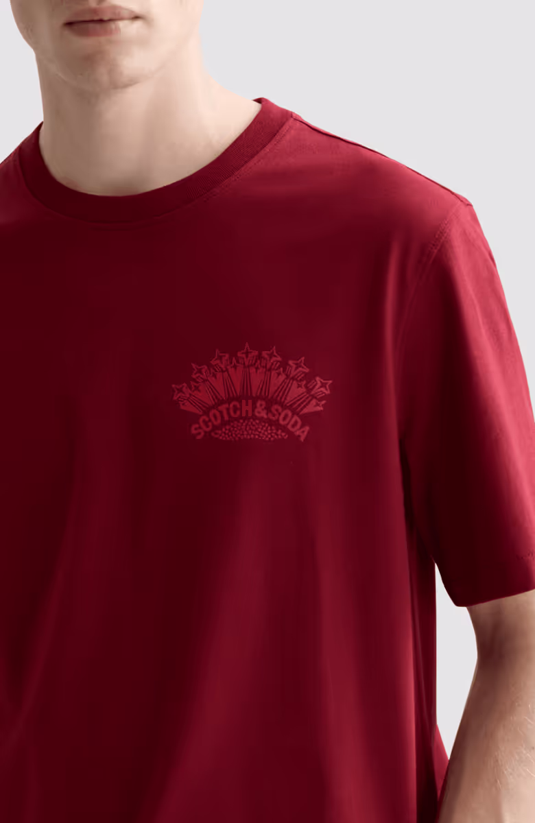 Front and back artwork regular-fit T-shirt