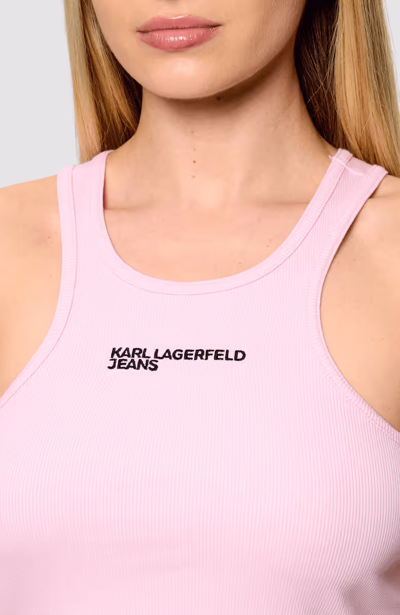KLJ Ribbed Logo  Tank