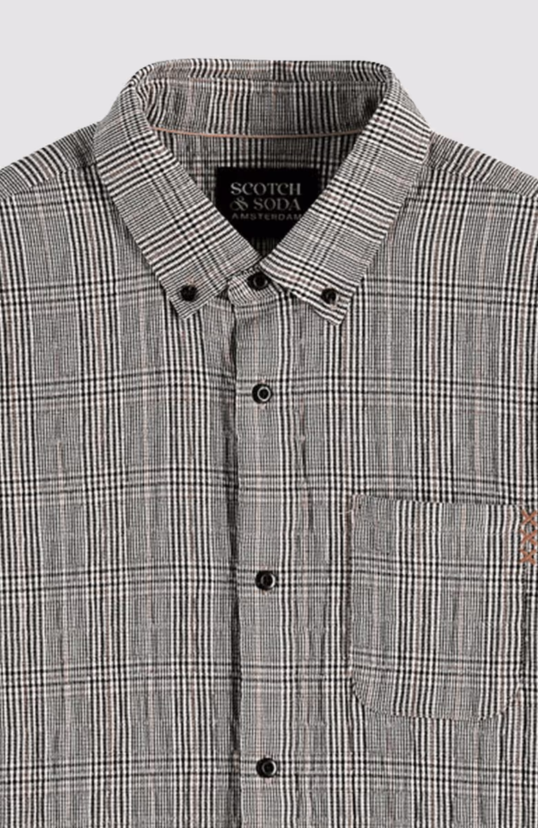 Seersucker Glen Check Shirt