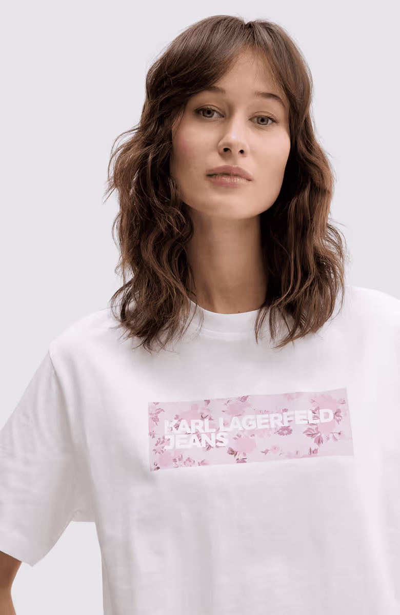 KLJ Reg Floral Logo Tee