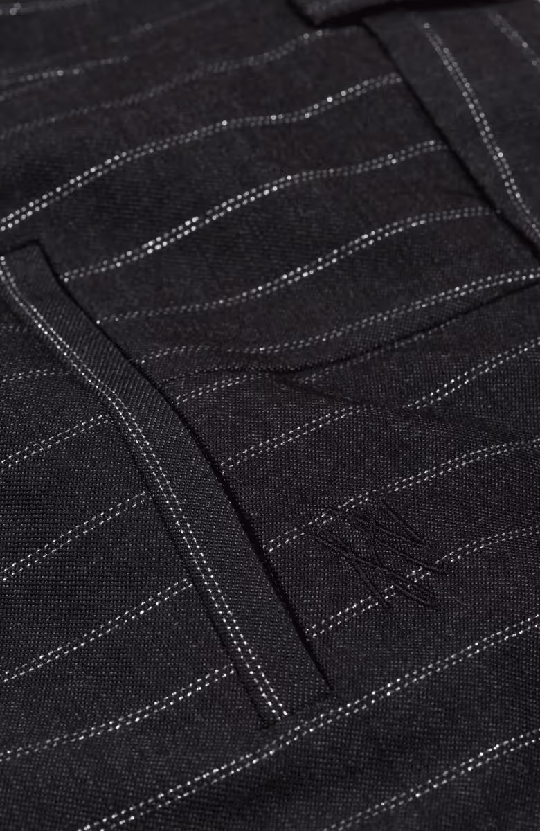 Pinstripe Tailored Shorts