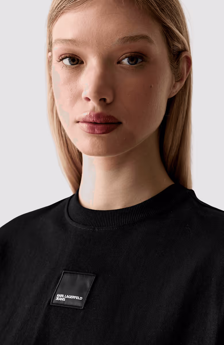 KLJ Reg Boxy Patch Tee