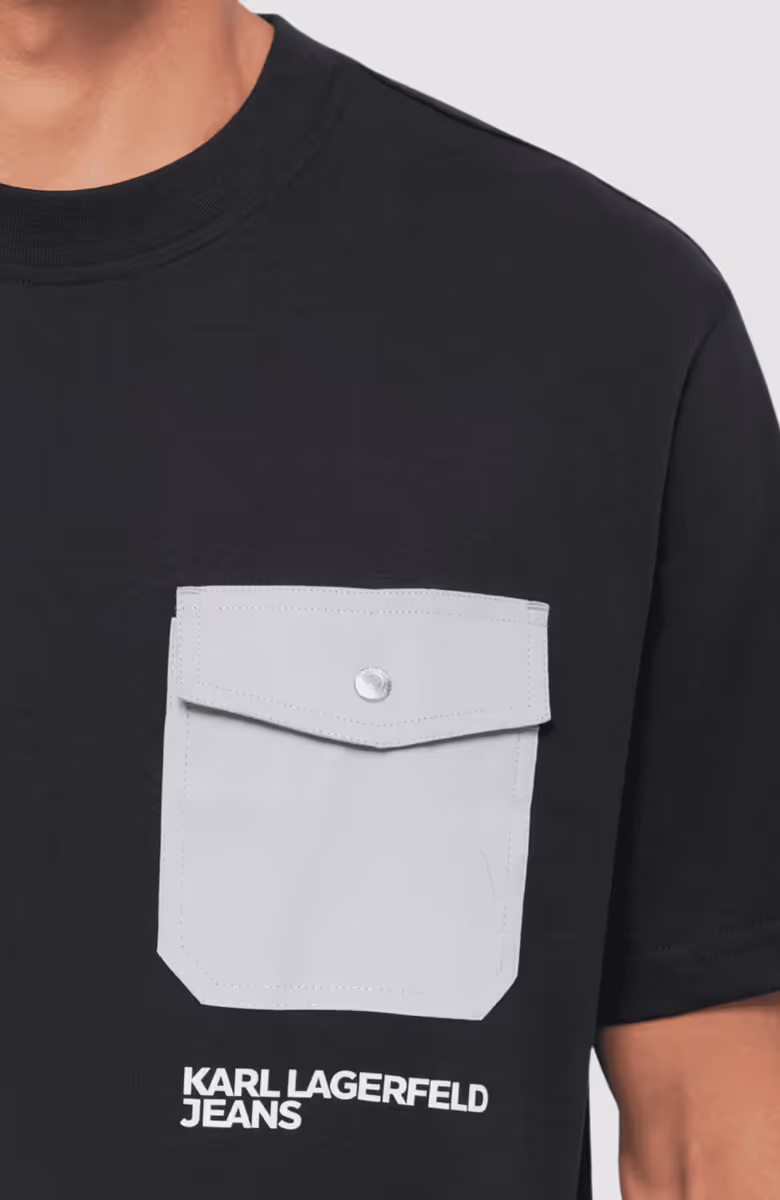 Klj Reg Mixed Material Tee