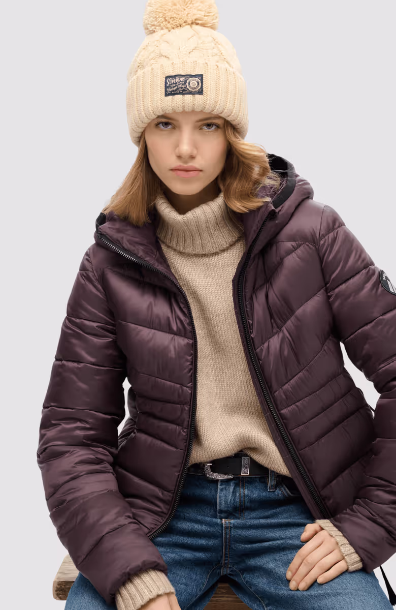 HOODED FUJI QUILT PADDED JKT