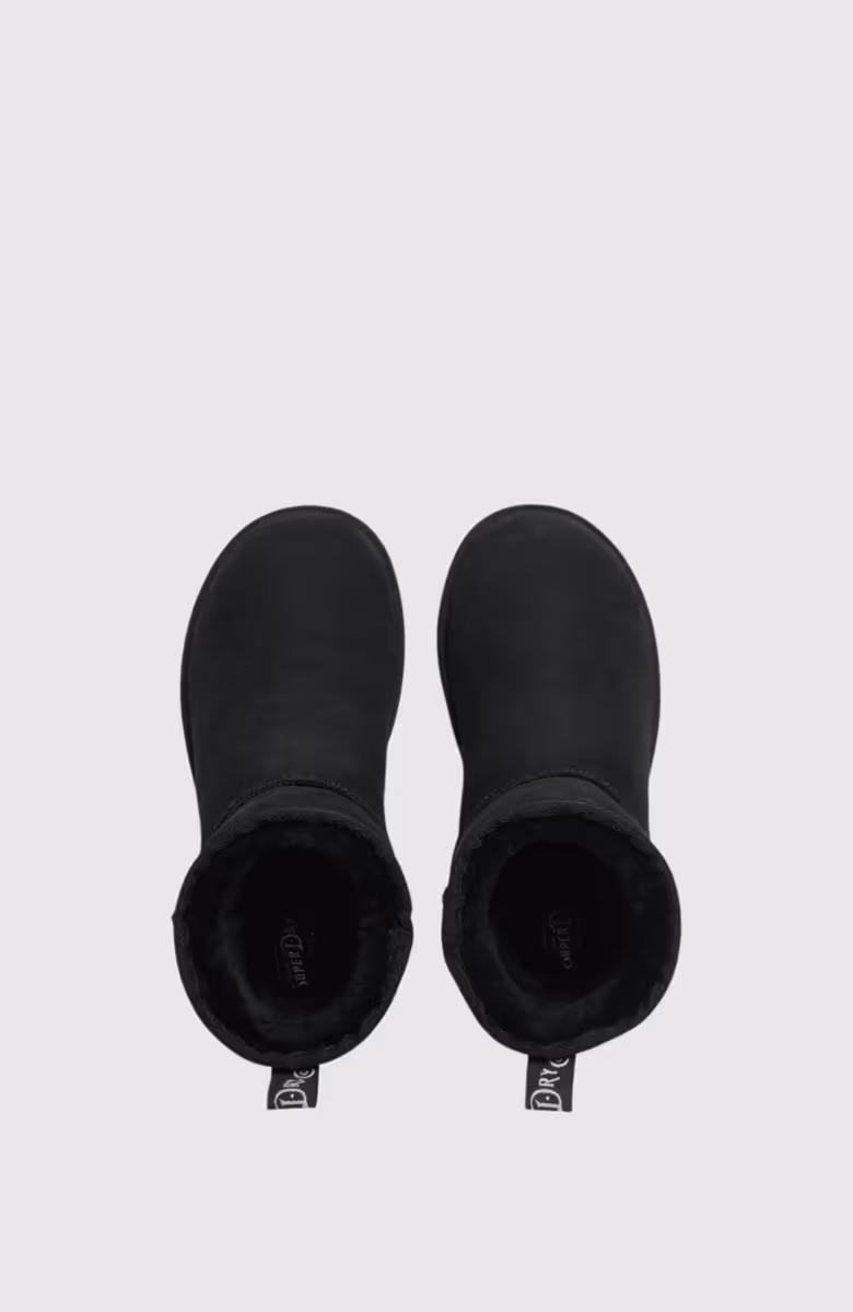 Suede Sherpa Ankle Boot