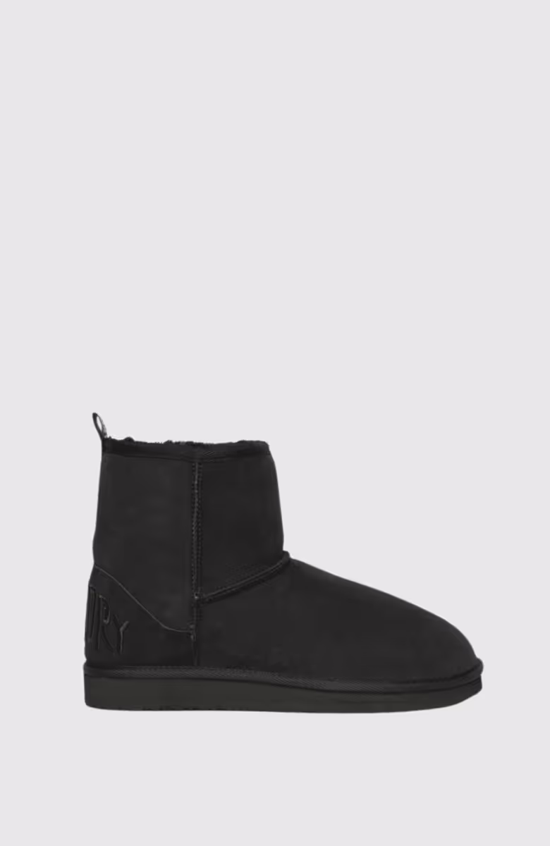 Suede Sherpa Ankle Boot