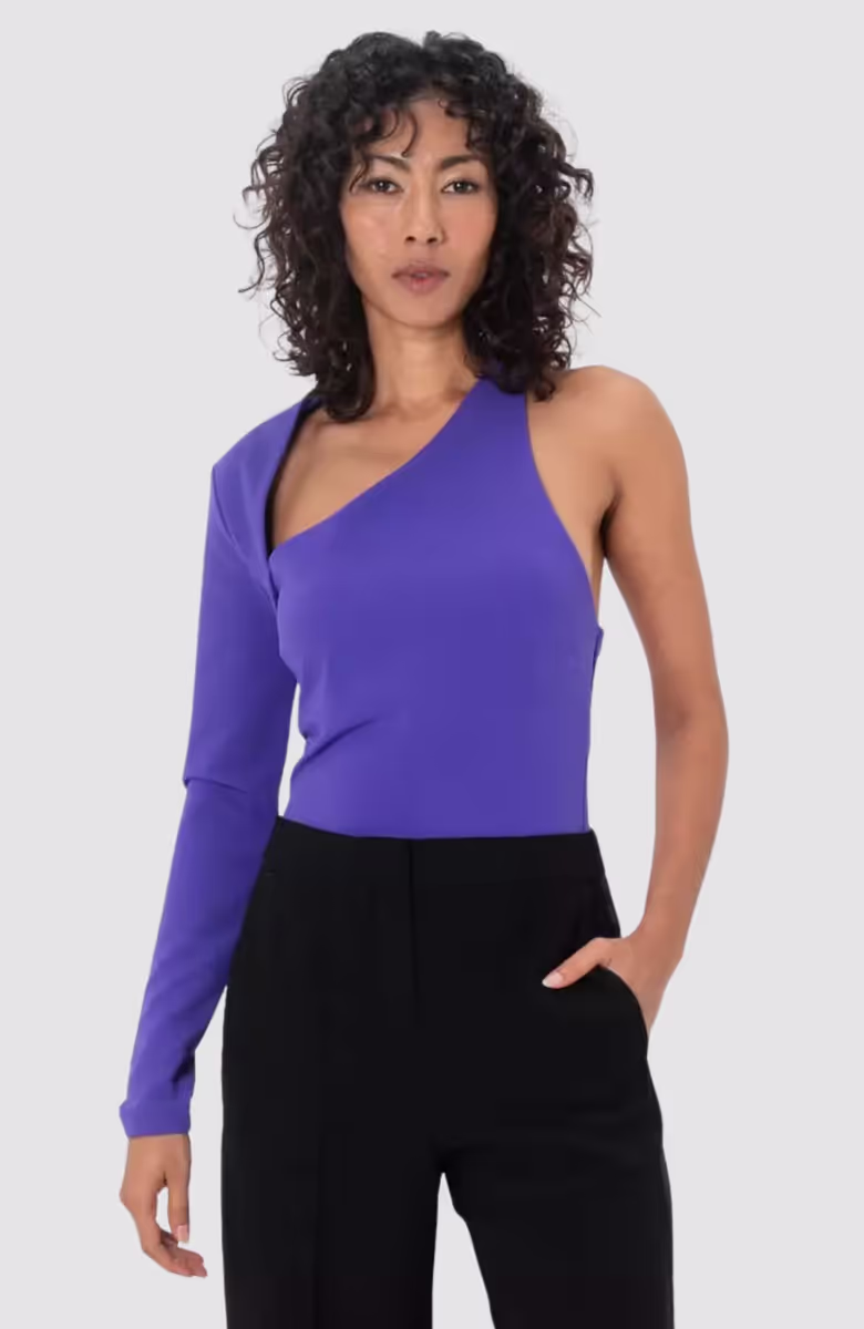 Assymetric Jersey Party Top