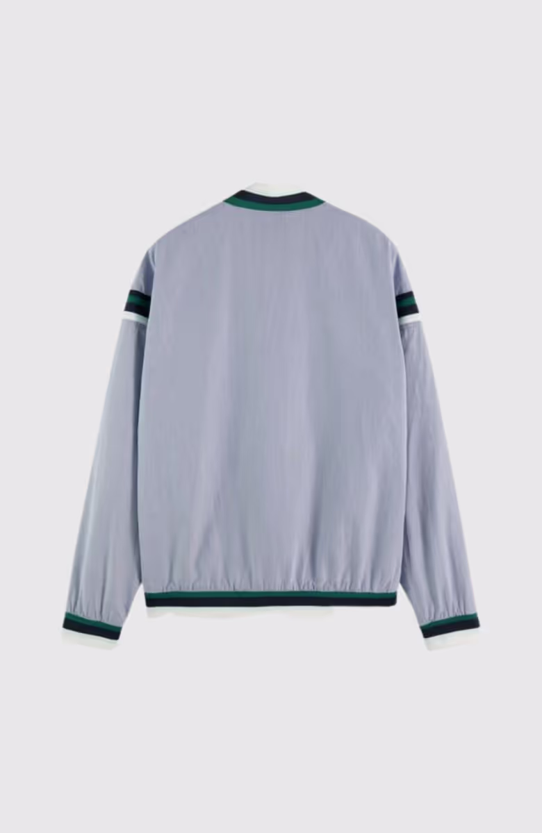 Poplin tennis cardigan