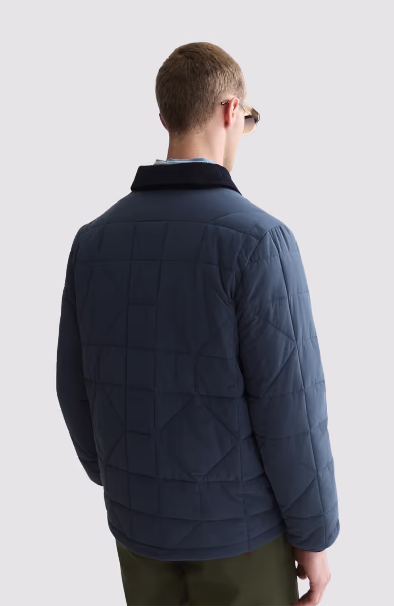 Quilted geo jacket
