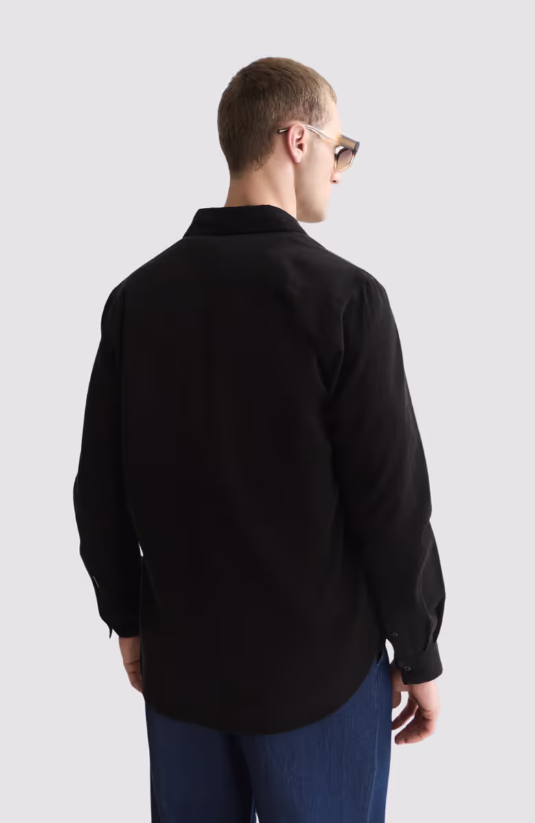 Fine corduroy regular-fit shirt