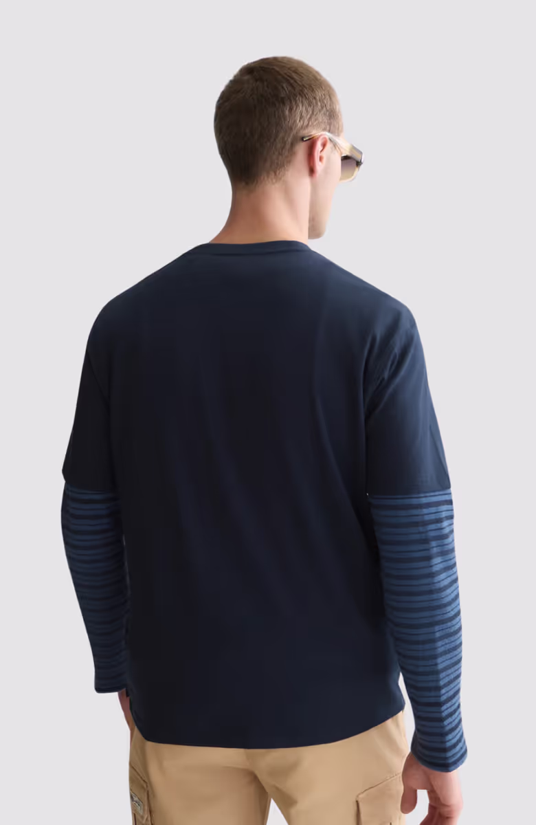 Front artwork relaxed-fit T-shirt