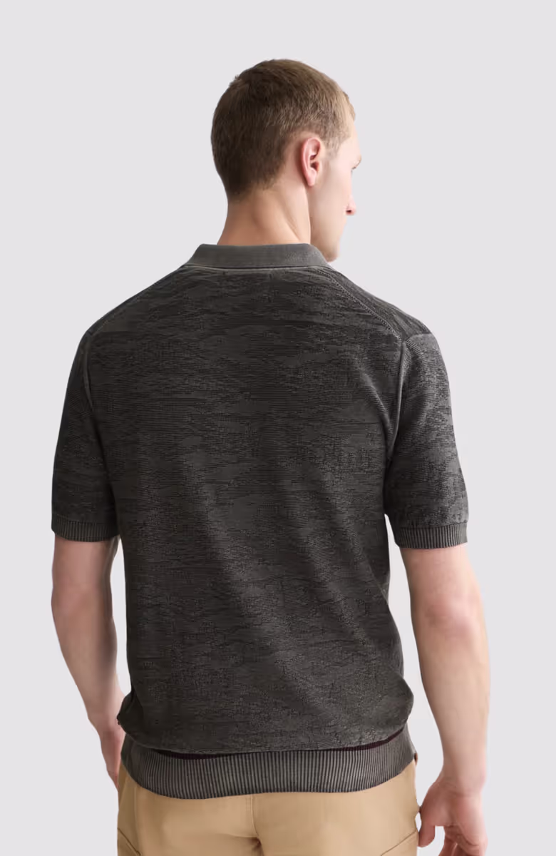Structured regular-fit polo