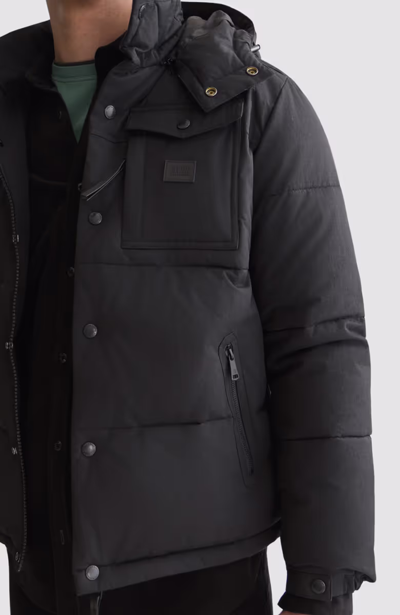 Hooded puffer jacket