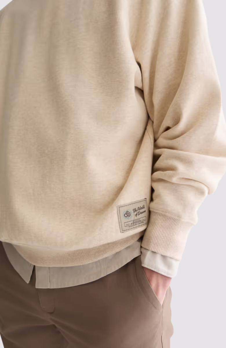 Melange loose-fit sweatshirt