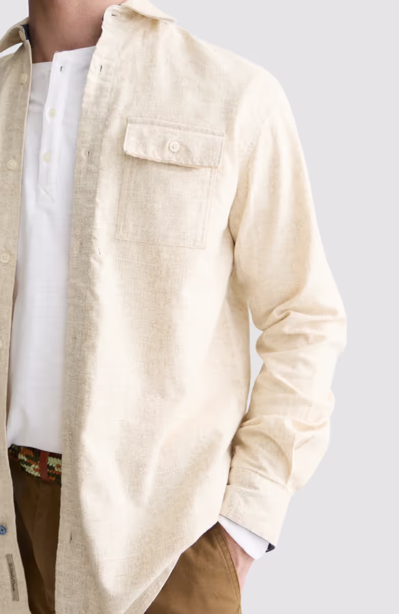 Melange regular-fit shirt