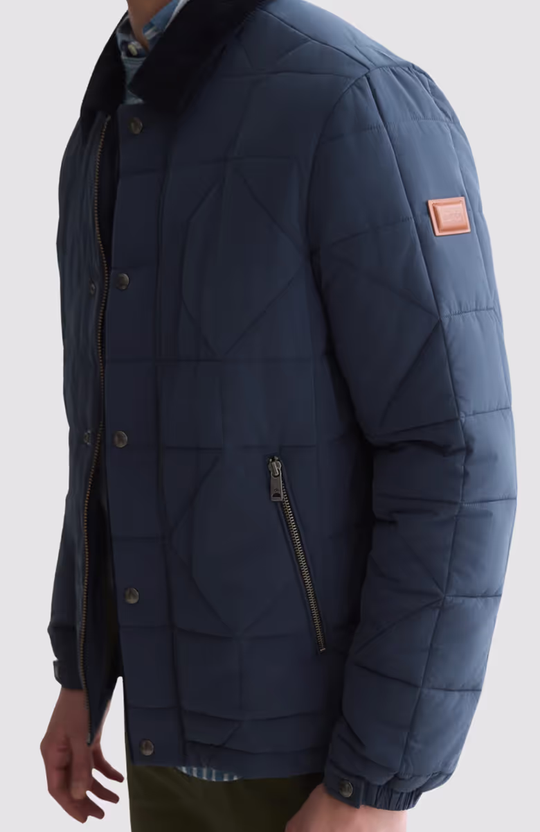 Quilted geo jacket