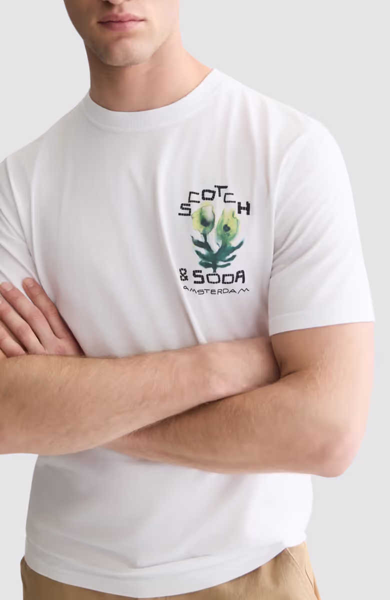 Front and back artwork regularfit Tshirt