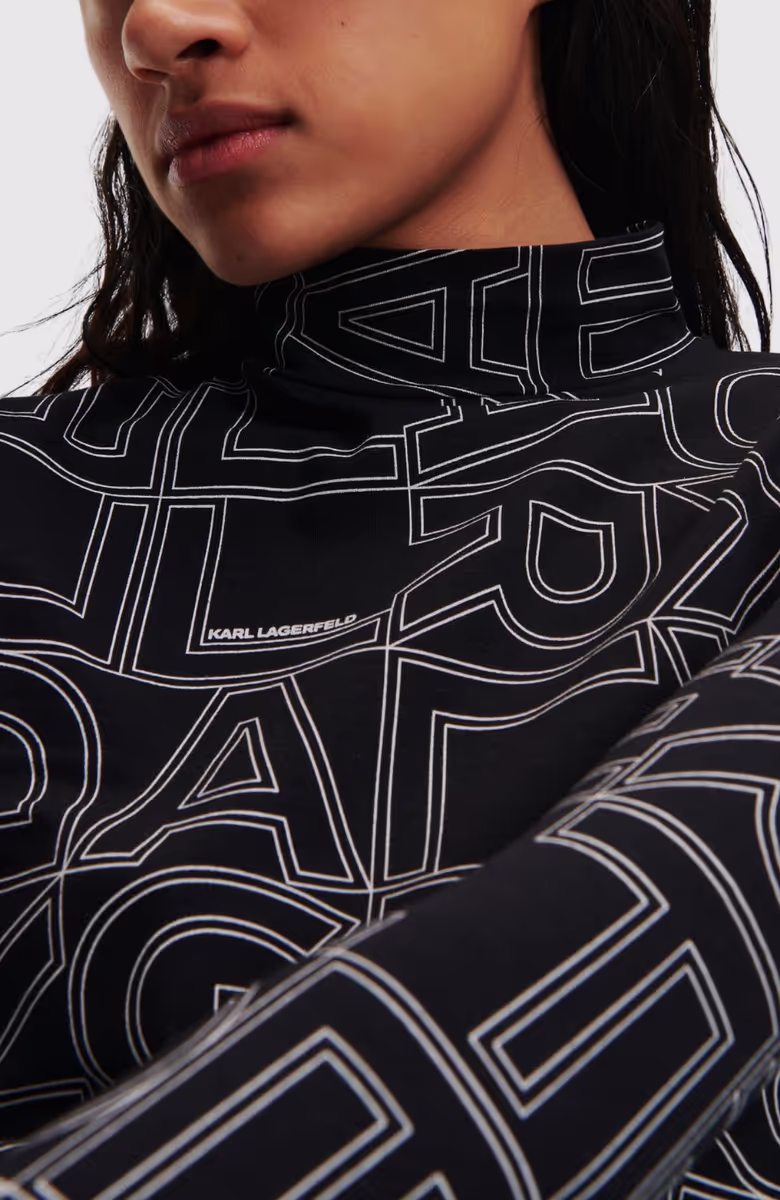 Square Aop Lslv Top