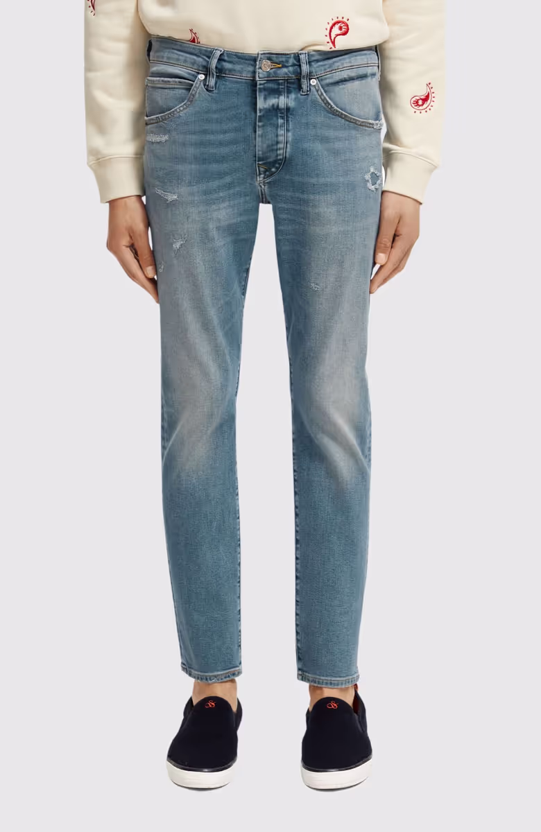 The Singel constructed slim jeans — Live And Loud
