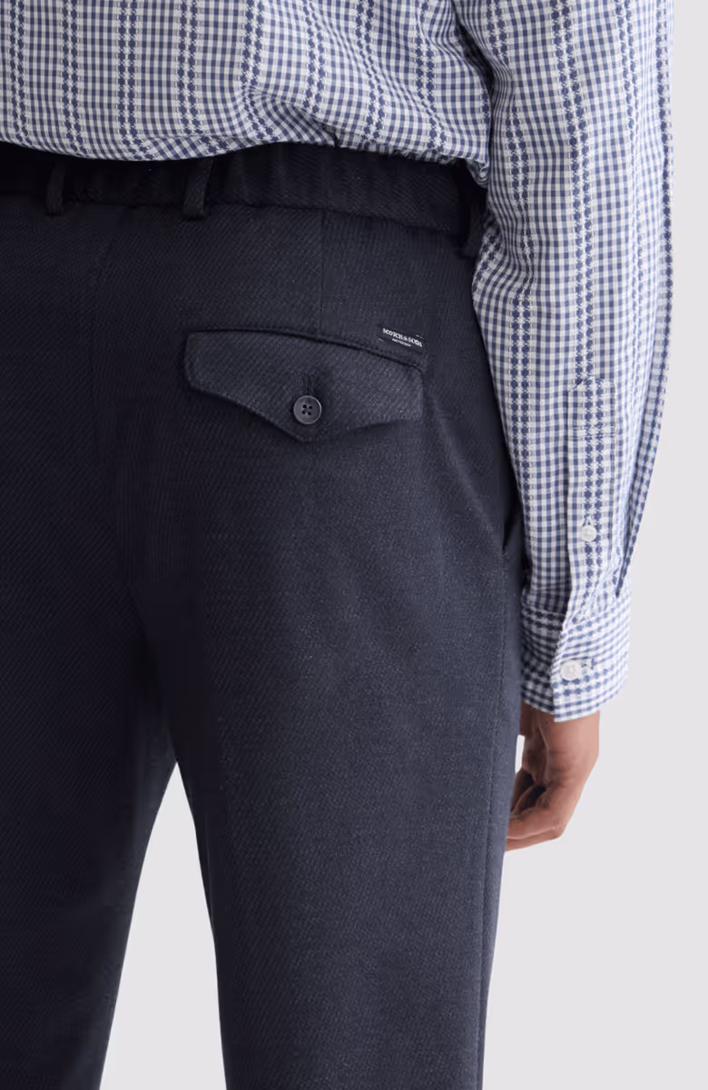 Finch tailored jersey  yarn-dyed tapered jogger