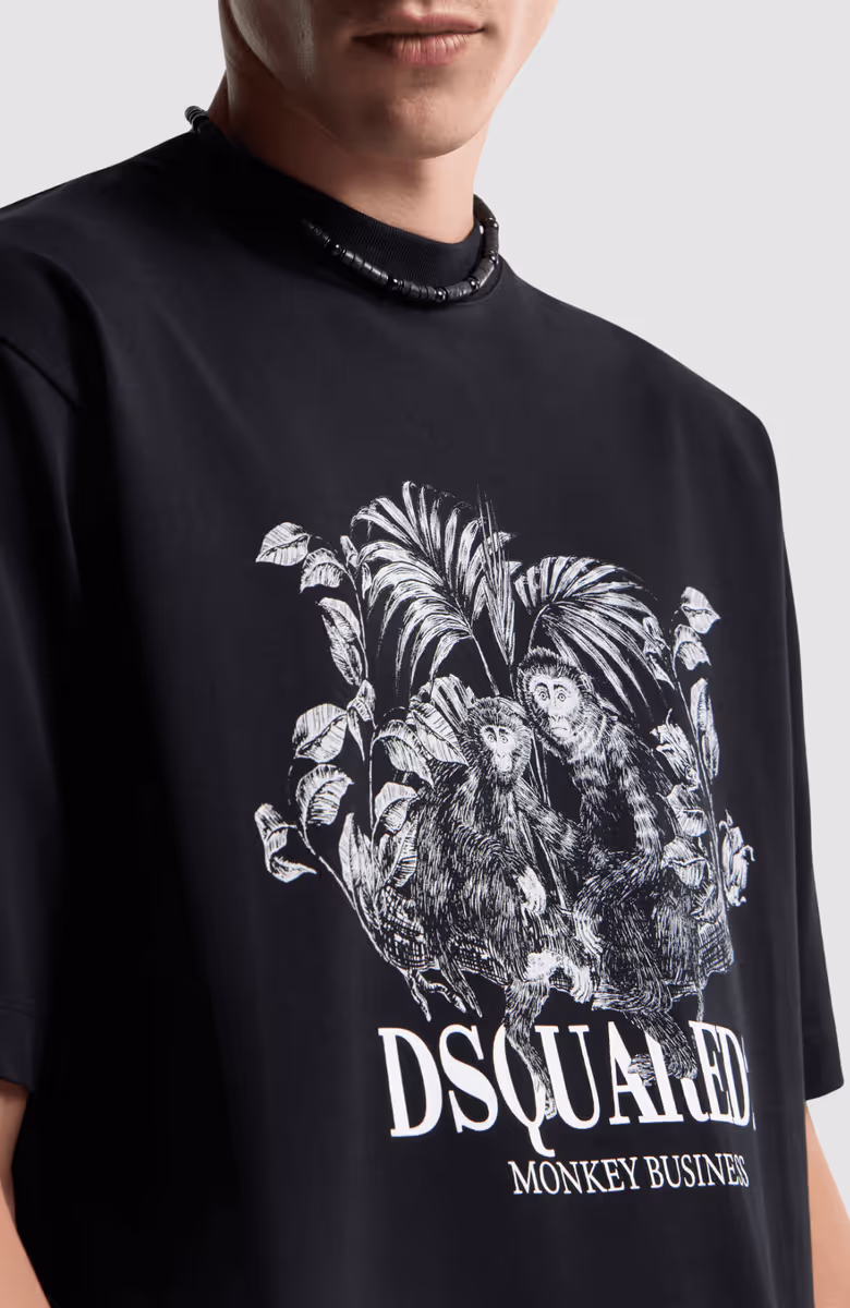 Monkey Business Loose Fit T-Shirt