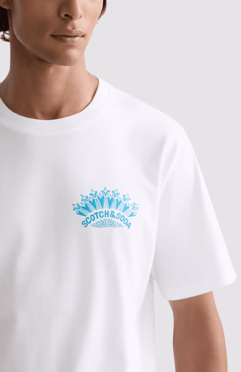 Front and back artwork regular-fit T-shirt