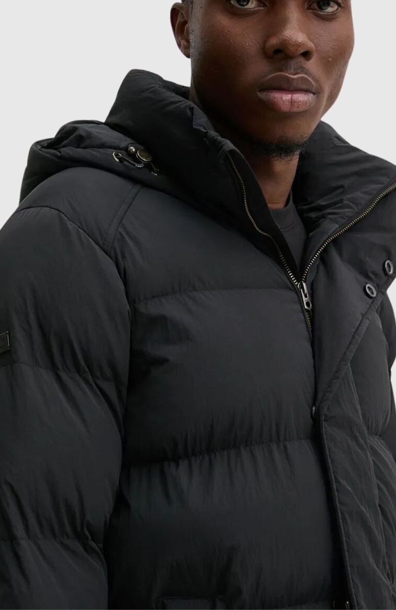 Hooded Longline Puffer Jacket