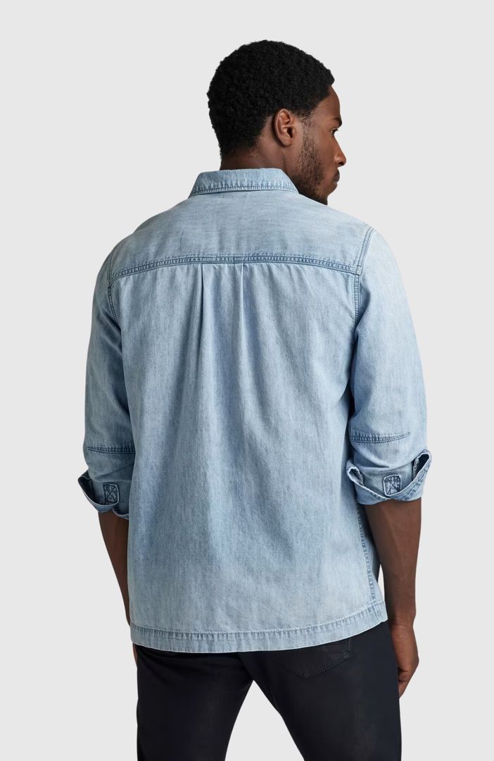 1-pocket Regular Denim shirt