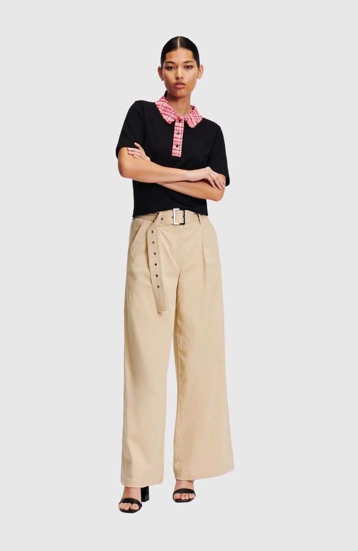 Cotton Blend Pants