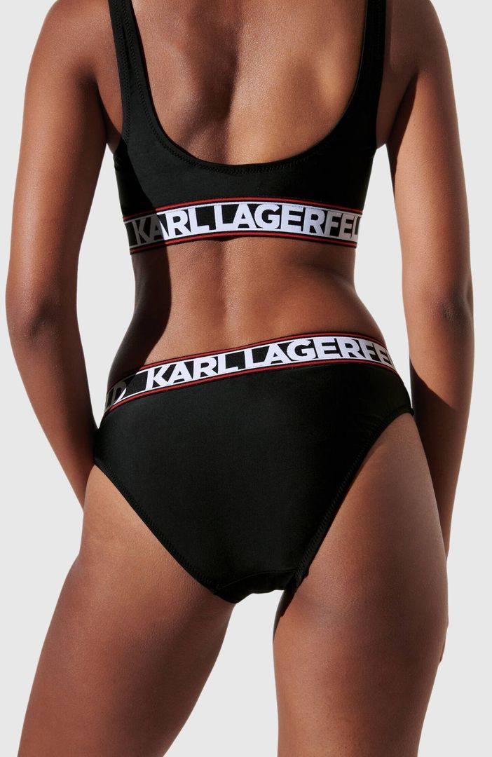 Elongated Logo Bikini Bottoms