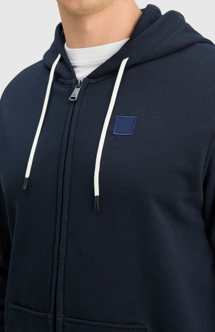 Essential Logo Badge Zip-Through Hoodie