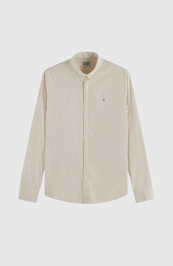 essential stripe poplin shirt