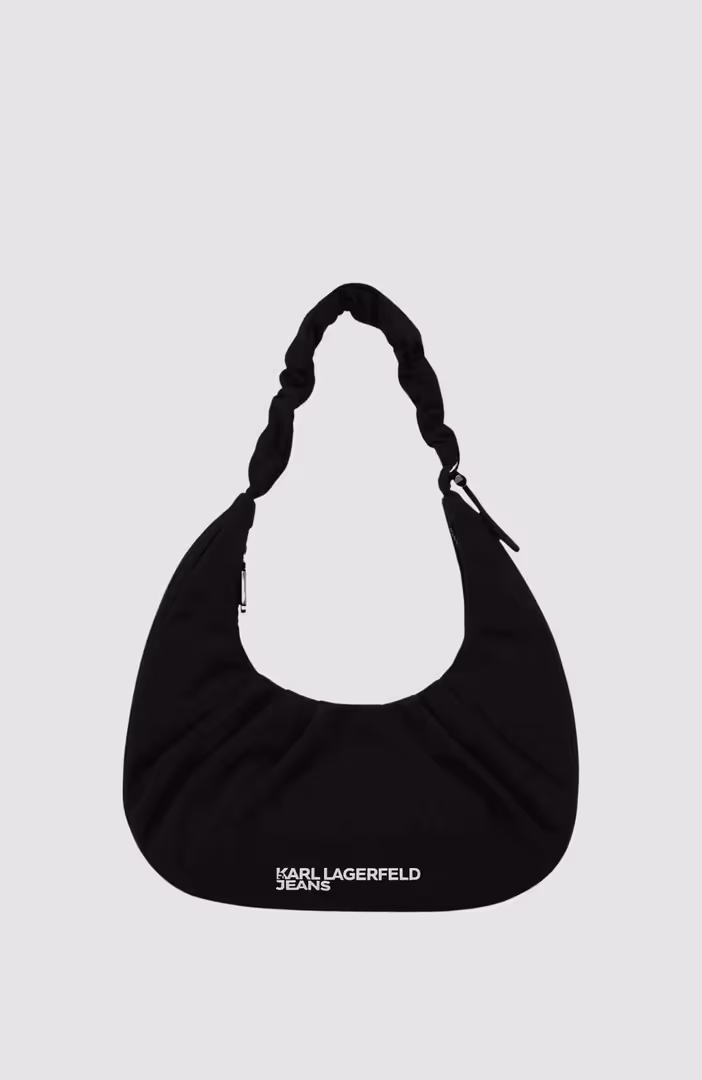 KLJ Nylon Gathered Hobo