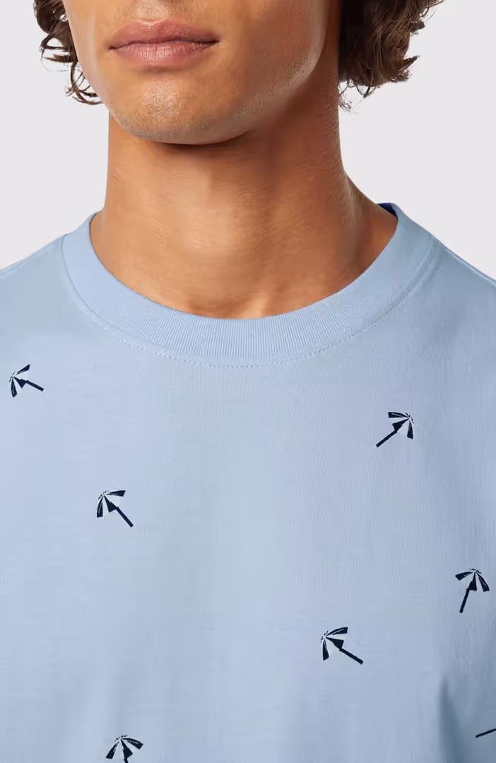Regular Fit Micro Aop T-Shirt