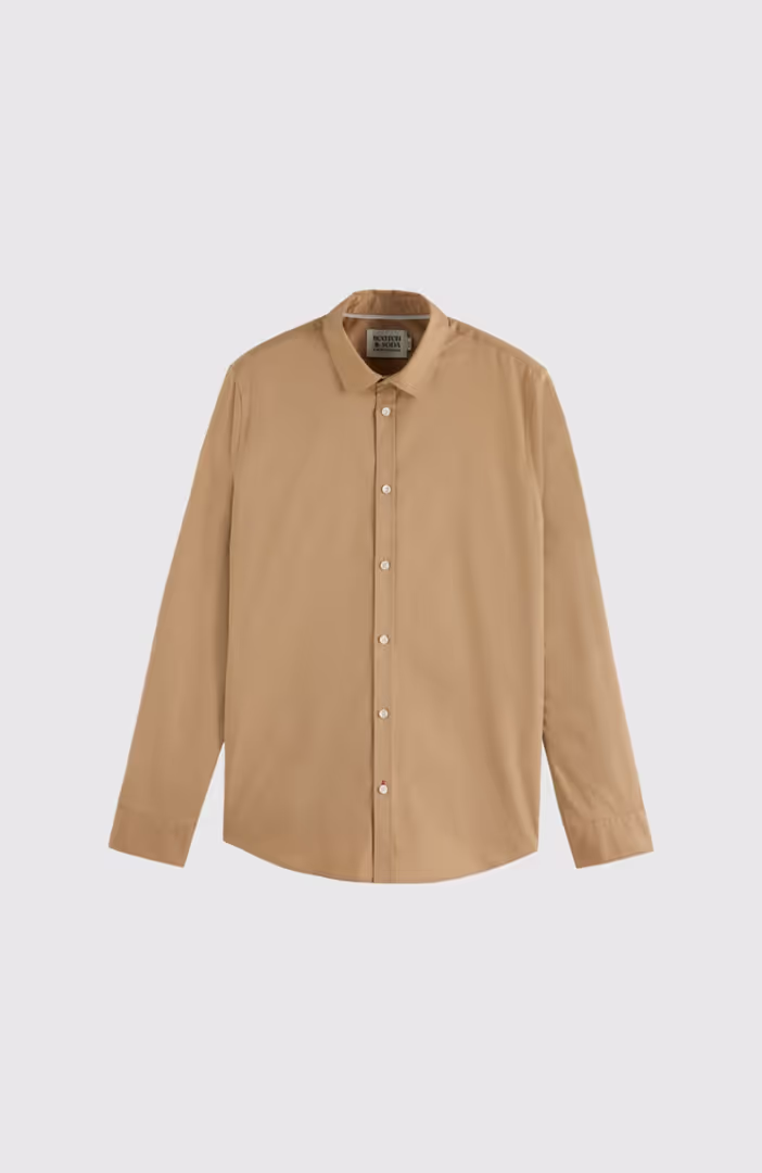 Seasonal Core Solid Slim Fit Poplin Shirt