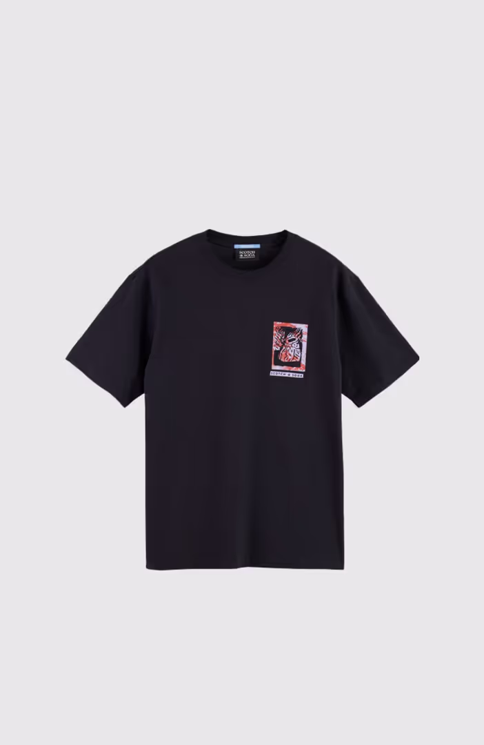 Relaxed Fit Front + Back Aw T-Shirt