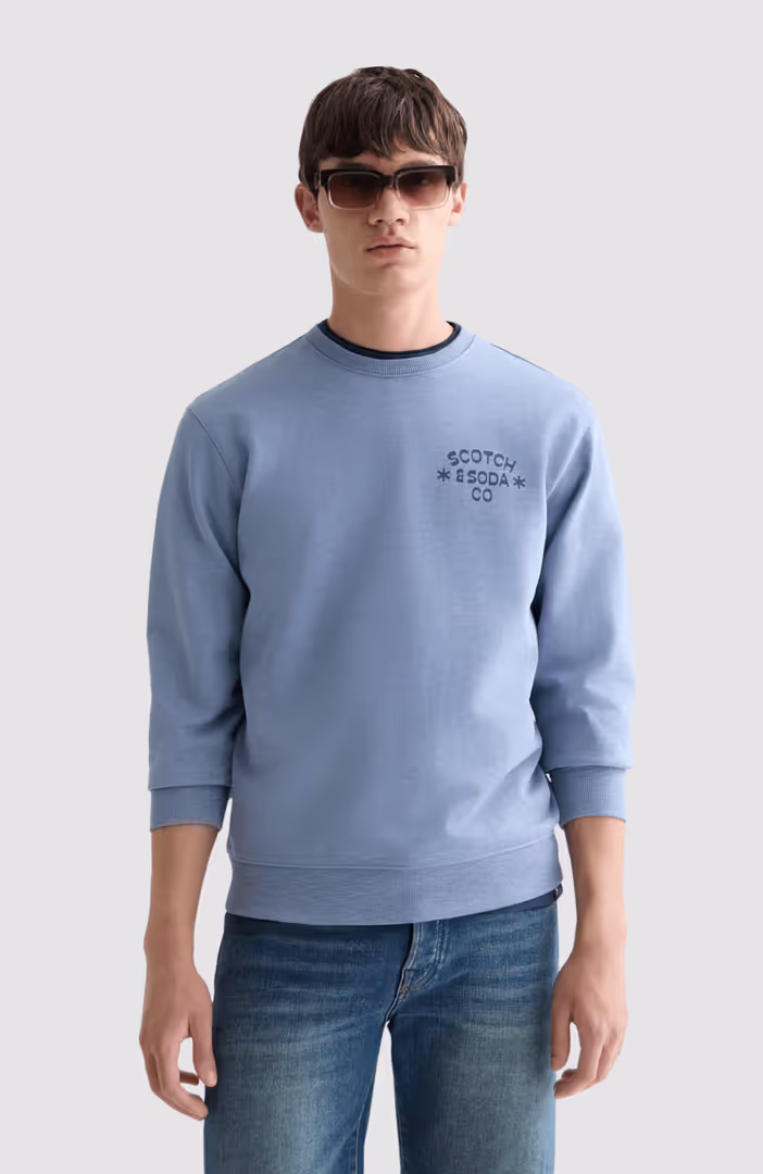 Left chest logo regularfit sweaT-shirt