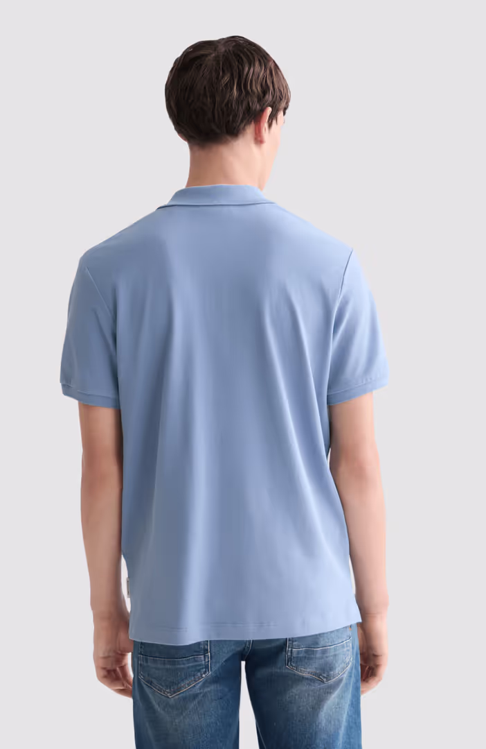 Seasonal core pique chest logo polo