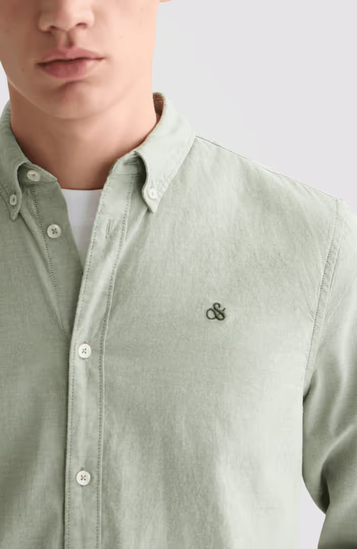 Seasonal core oxford solid regularfit shirt