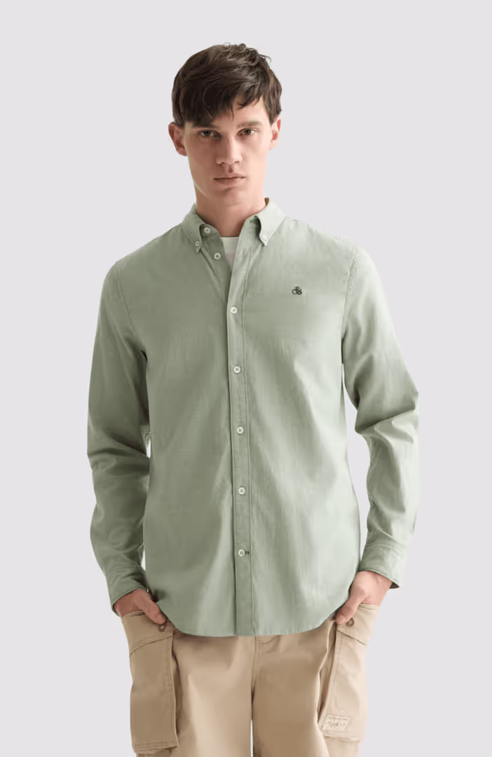 Seasonal core oxford solid regularfit shirt
