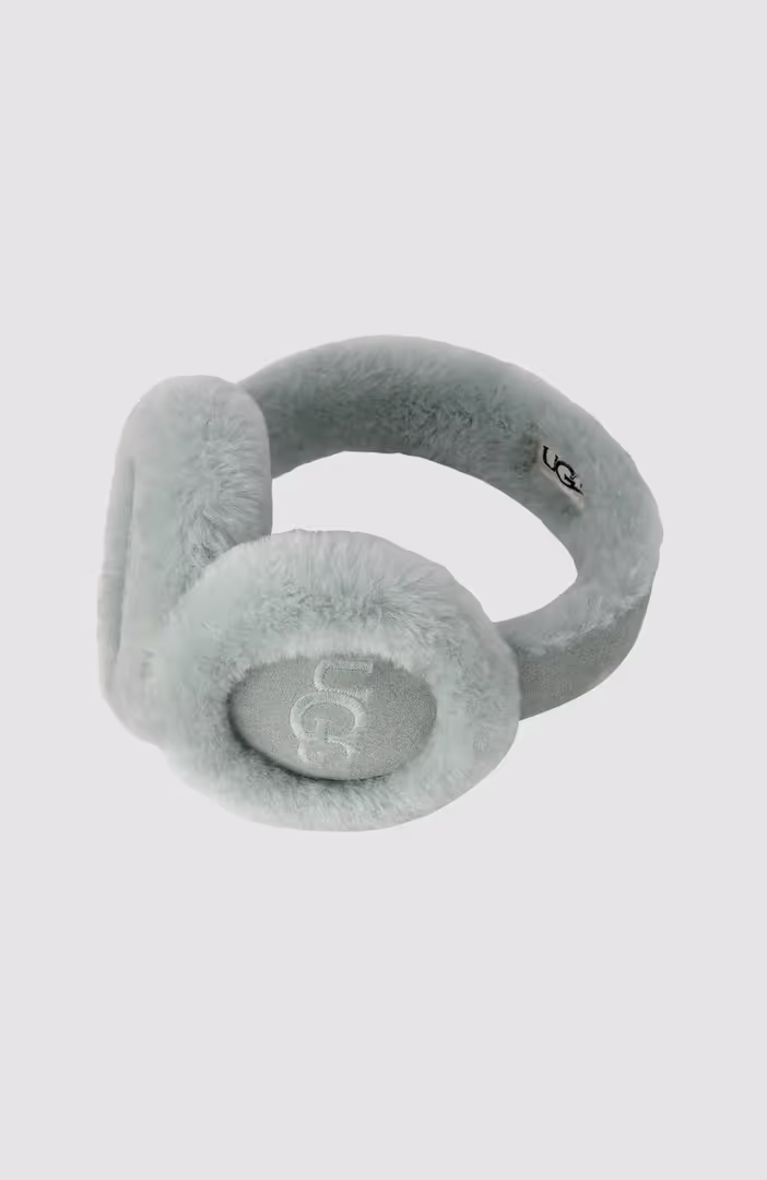 Sheepskin Embroidery Earmuff