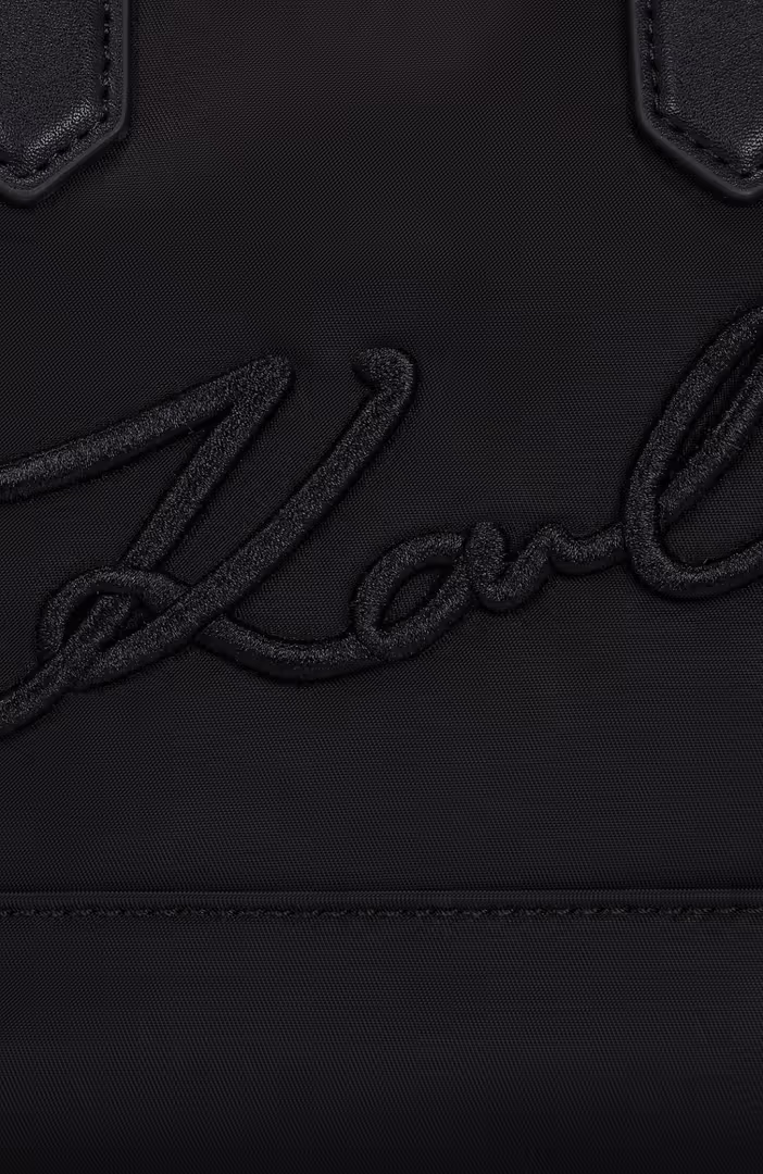 K/Signature Nylon Sm Tote
