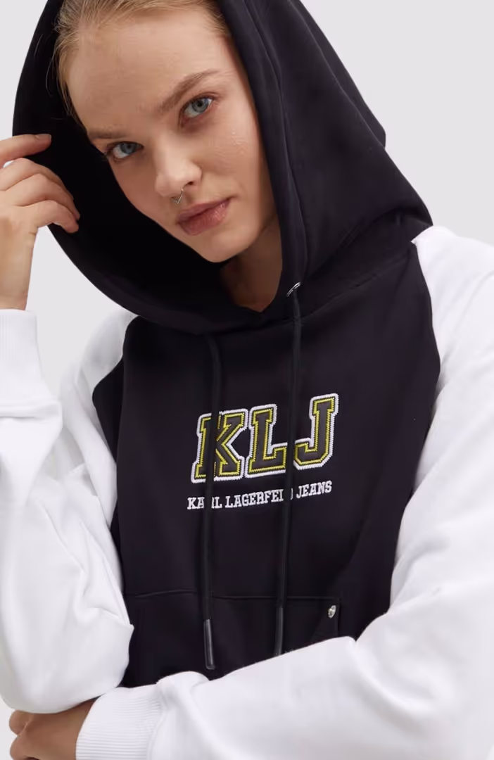 KLJ REGULAR BLOCKED HOODIE