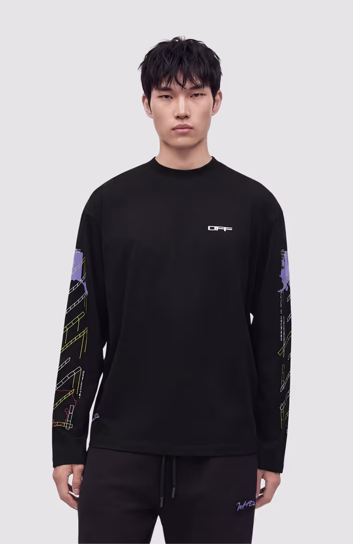 Archigeography Arrow Skate L/S Tee