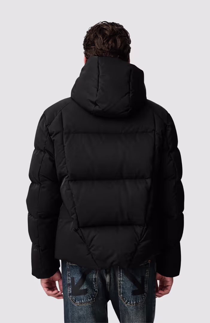 Bookish Nyl Twill Racing Puffer