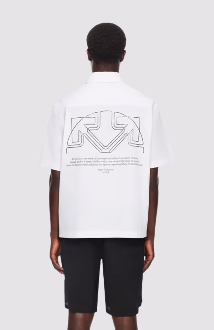 Offline Half Arr Popl Slim Bowling Shirt